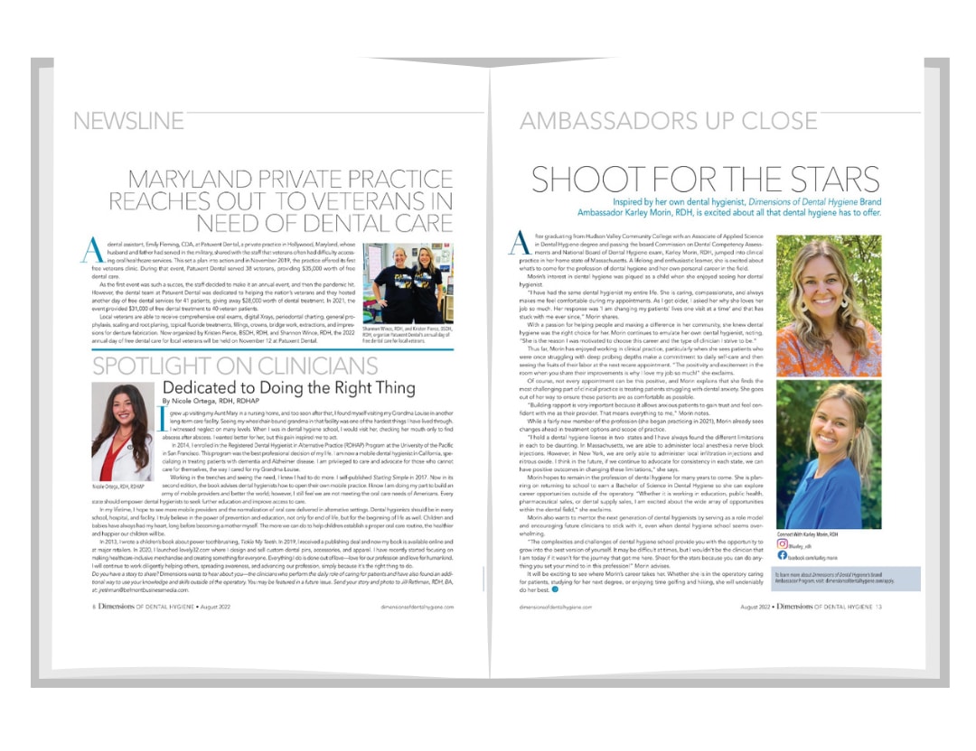 perks3 Dimensions of Dental Hygiene Magazine