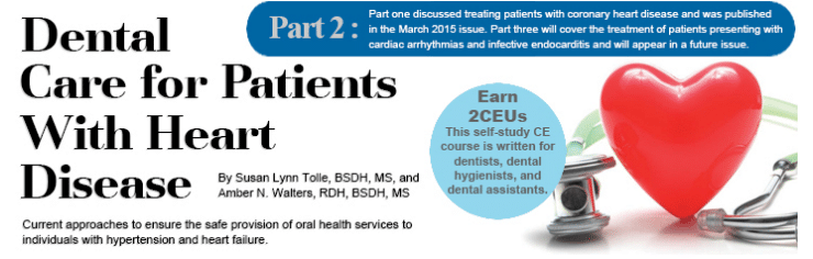 Dental Care for Patients With Heart Disease course image