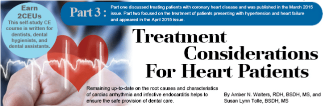 Treatment Considerations For Heart Patients course image