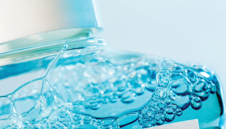 Mouthrinse bottle