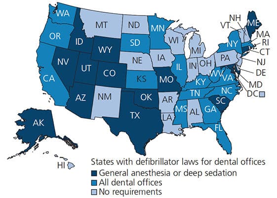 States with AEDs