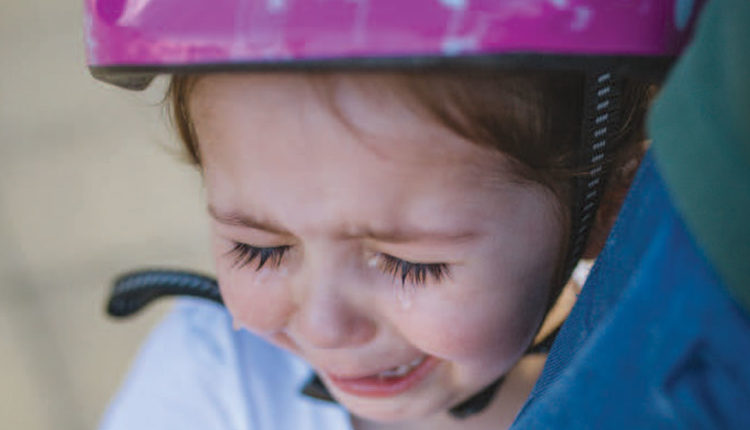 Child with dental injury