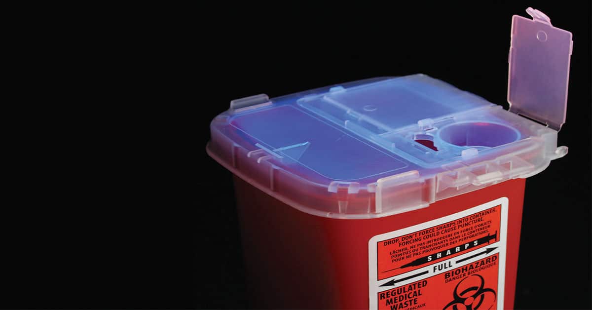 Sharps bin