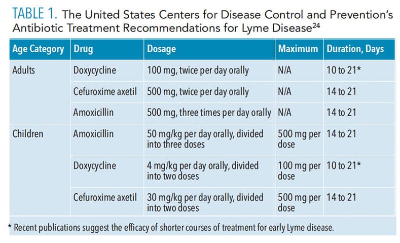 Treatment for Lyme disease