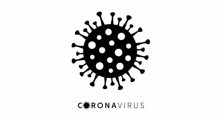 Coronavirus bacteria cell Icon