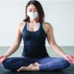 Woman practicing Yoga