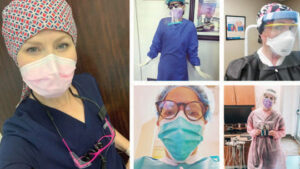 Dimensions Brand Ambassadors wearing PPE