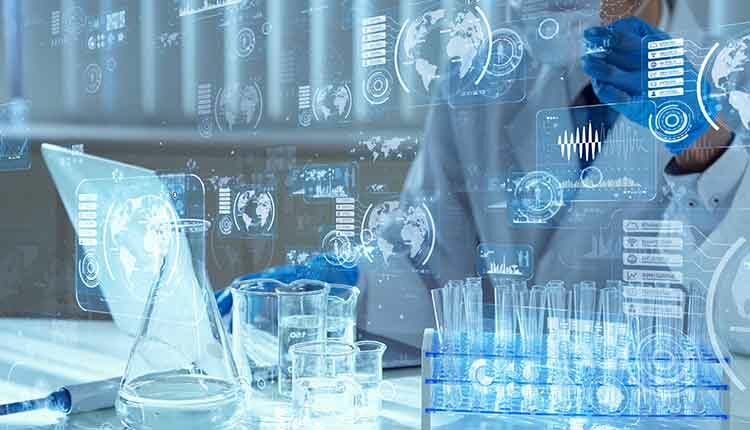Science technology concept. Research and Development. Drug discovery.