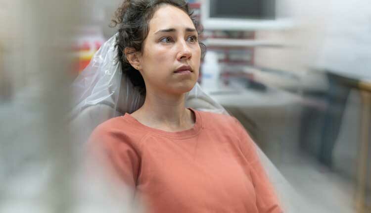 woman at doctors