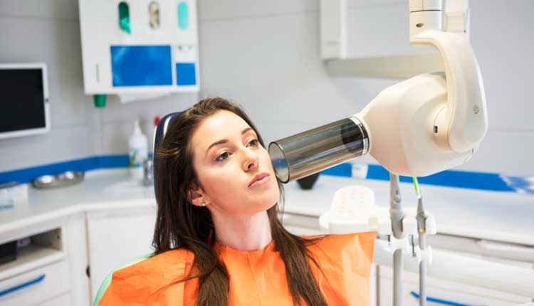 girl getting x-rays