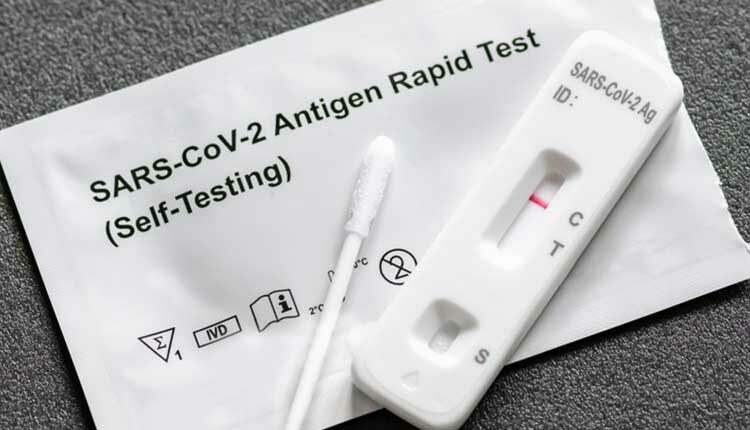 Negative Covid-19 antigen test kit