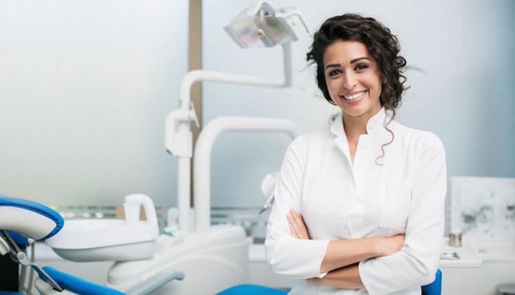 female dental professional