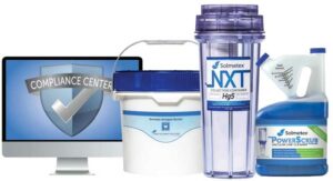 FIGURE 1. The Solmetex Compliance Program provides everything necessary to ensure the proper handling and recycling of amalgam waste.