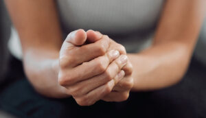 close up of hands