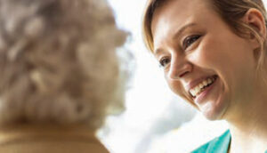 nurse and elderly patient