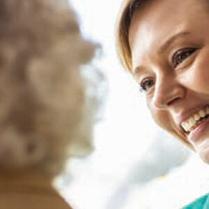 nurse and elderly patient