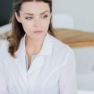 female doctor and patient