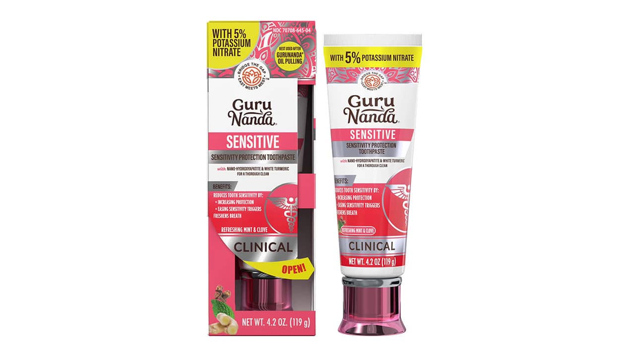GuruNanda debuts Sensitive Toothpaste - Dimensions of Dental Hygiene